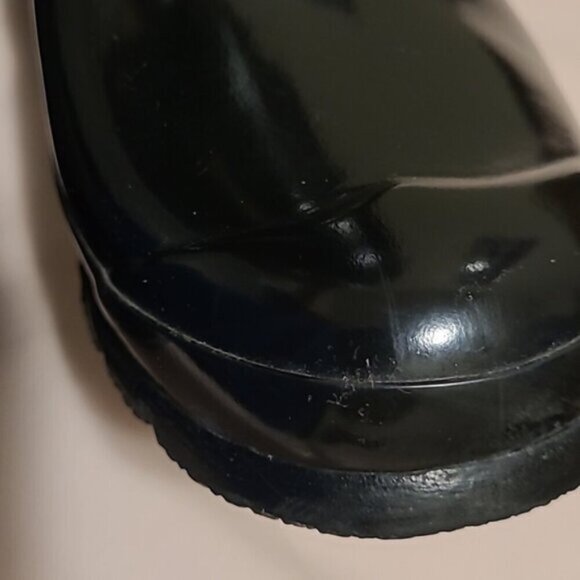 Hunter Original Black High Gloss Boots Size 8M/9F - Picture 13 of 14